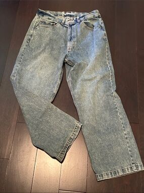 Original Use Men's Light Blue Straight Jeans